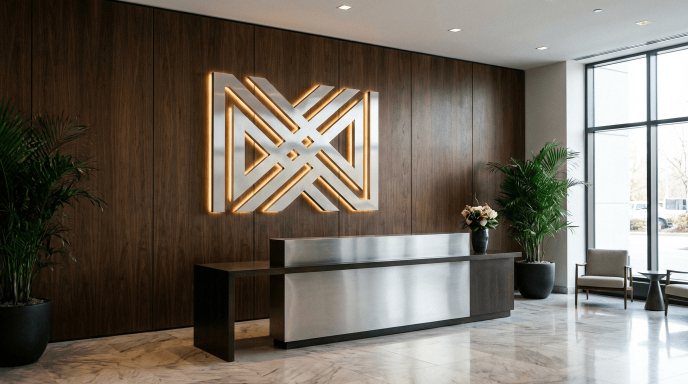 Logos 3D de Interior — 2